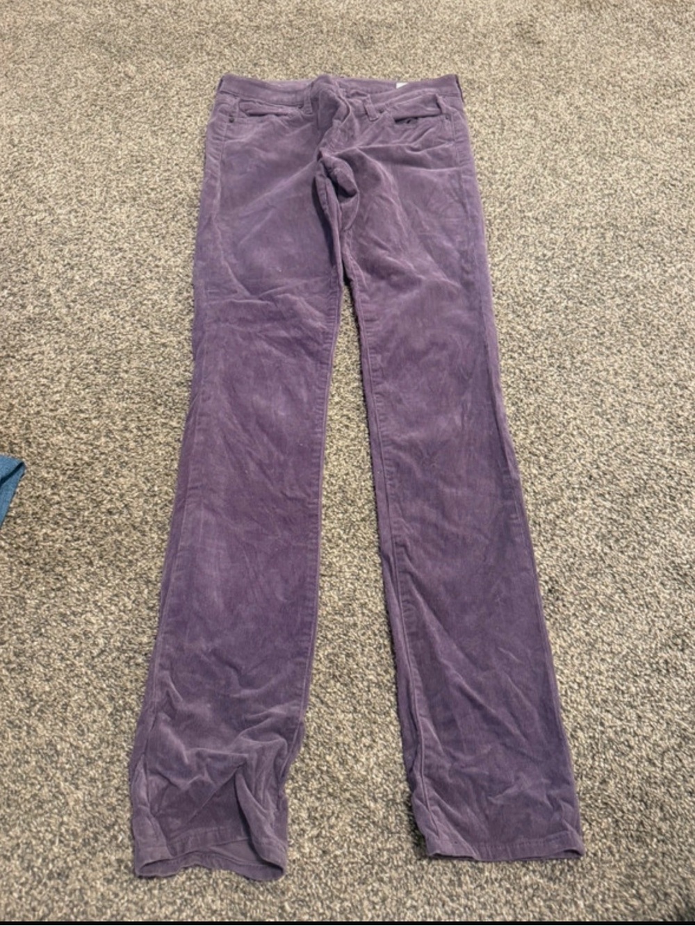Uniqlo Purple Corduroy Boot Cut Pants